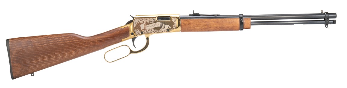 ROSSI RIO BRAVO WYATT EARP 22LR 18IN BARREL 15RD PVD GOLD ENGRAVED RL22181WD-GWE - Taurus Savings